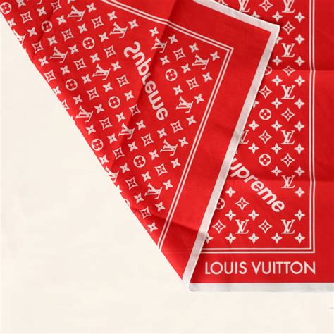 louis vuitton supreme bandana cheap|louis vuitton handkerchief.